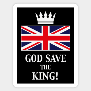 God Save The King! (England / Great Britain / United Kingdom / 3C) Sticker